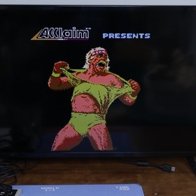 WWF WrestleMania - Hulk Hogan (Nintendo NES) PULITO E TESTATO