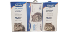 Petmate Medium Litter Box Liners 45 Total 3 Boxes 15 Each Fits 16x12x4.5 New