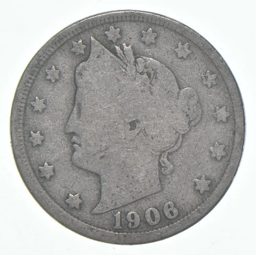 Photo of a 1906-P Liberty Nickel from an eBay listing that sold on Jul 19, 2026