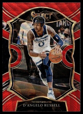 2021-22 Panini Select Ruby Wave D'Angelo Russell #18