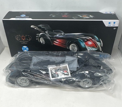 DC Multiverse Batman & Robin Batmobile 24.5'' New In Damaged or Open Box!