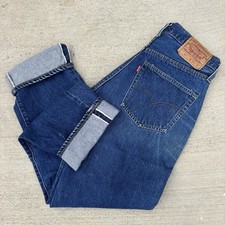 VTG 90s Levis Big E 501 Selvedge Jeans Denim 110 Years Anniv 555 30x31 Pre LVC