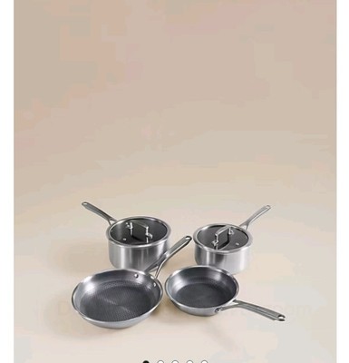Hybrid Edelstahl 4-teiliges Pfannenset