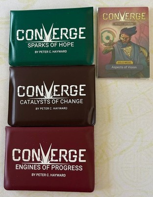 Converge Engines of Progress Wallet Card Game W/ Solo Mode Plus 2 Exps NM