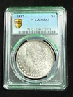 1887 MORGAN DOLLAR PCGS MS63 778