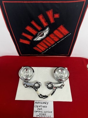 HARLEY-DAVIDSON ORIGINAL ZUSATZLAMPEN SPORTSTER, DYNA, SOFTAIL. Wie Neu