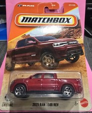 🐏 Matchbox 2026 Mainline 2025 RAM 1500 REV Red #27 1:64 Diecast Car