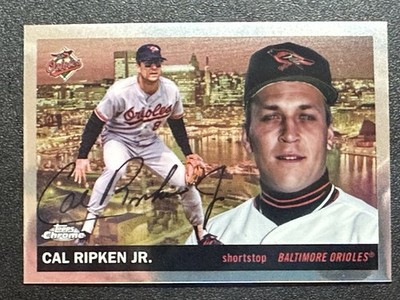 2025 Topps Chrome Platinum Cal Ripken Jr City Variations 55CV10 Baltimore Oriole