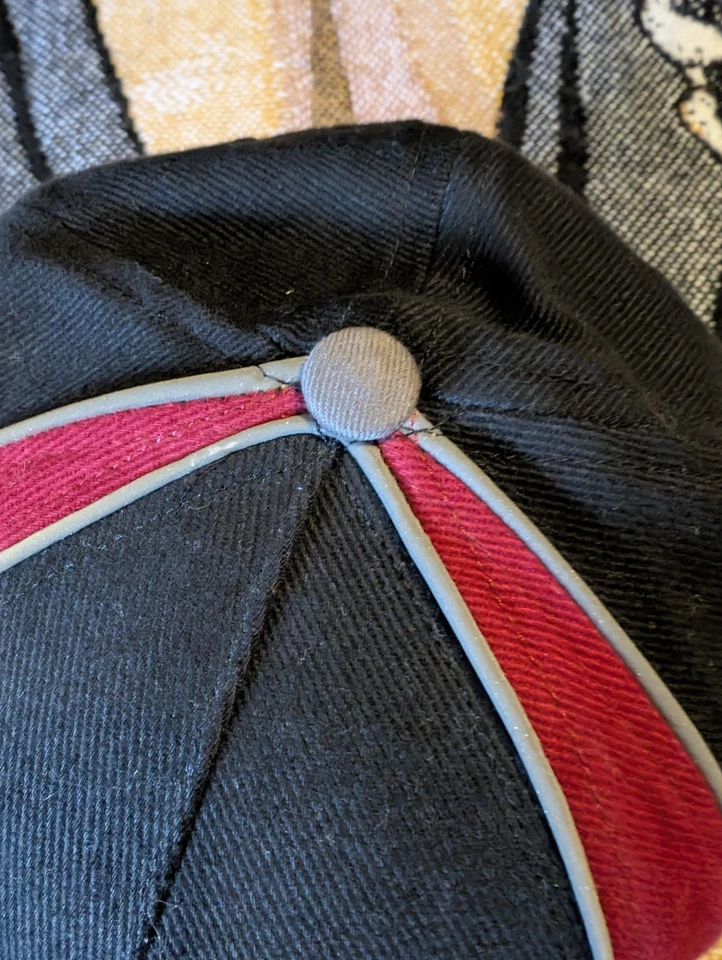 Gorra con correa trasera Jaguar Motors negra granate coche automóvil carreras de lujo para hombre Foto 3 de 4