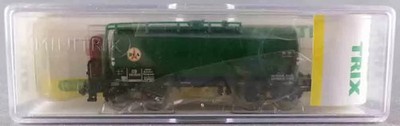 Minitrix 15420-19 Ech N Db Bogies & Green Healing Tank Car DEA 580 950 New