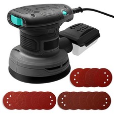 5-inch Random Orbital Sander 3amp Electric Palm Sander With 6-speed Control