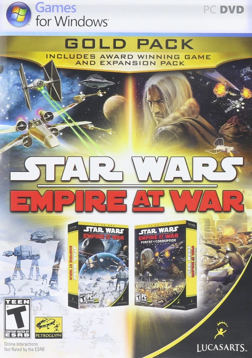 Star Wars Empire at War 日本語版 Windows DVD 25+ STAR WARS Empire at War-Gold Pack Video Games for sale
