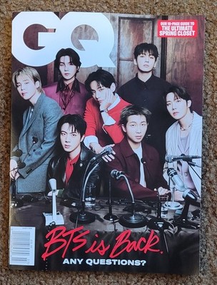 GQ Magazine March 2026 * BTS IS BACK * Jin, Jimin, Suga, RM, V, Jung Kook, J-Hop