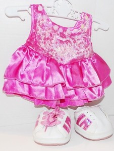 Build A Bear Clothes PINK Dress Shoes Outfit #302