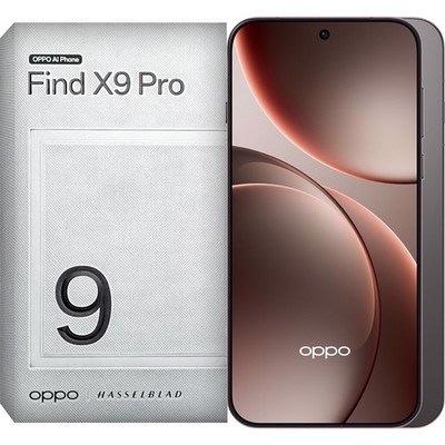 Oppo Find X9 Pro 5G Titanium Charcoal 512GB + 16GB Dual-SIM Unlocked GSM NEW