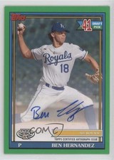 2021 Topps Pro Debut Green Auto 56/99 Ben Hernandez #PD-178 Auto he0