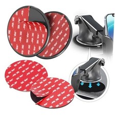 Adhesive Dashboard Mounting Disk Set for Suction Cup Car Mounts   Made with 3M