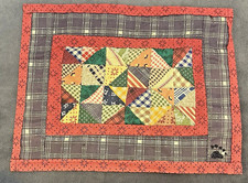 Vintage Boyds Bears Friends Miniature Dollhouse Patchwork Quilt Handmade