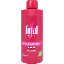 Final Net Hairspray EXTRA STRONG HOLD -Refill bottle -125ml/4.23 oz-FREE SHIP