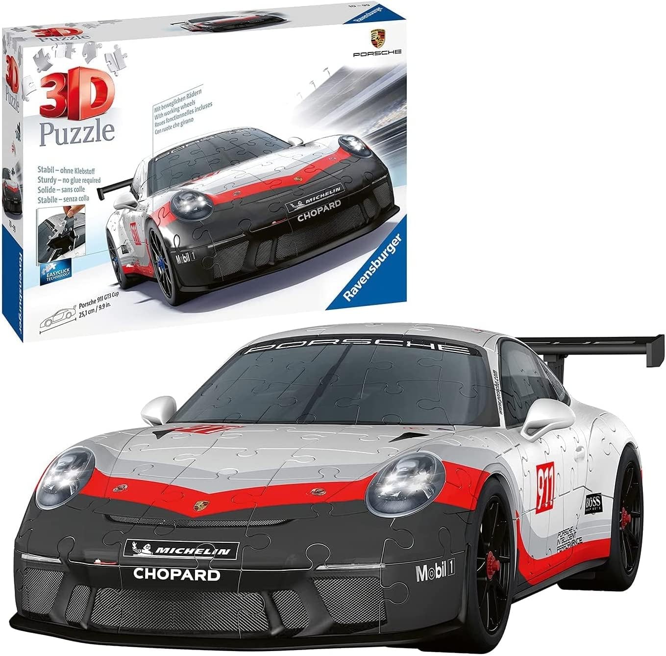 3D- Ravensburger 11557 Porsche GT3 Cup 10 10790₽