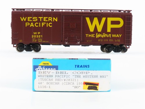 Coche de caja Athearn Bev-Bel 1116-1 WP "Western Way" 40' escala HO #20321 - mejorado | Condition: Used