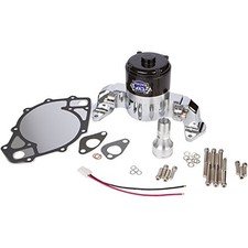 Replacement For Ford Small Block Electric Water Pump - 35 Gpm Chrome Aluminu...