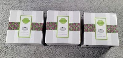 3 Scentsy Authentic Cement Base Broad for Wax Warmer Lampshade 36906 New in Box