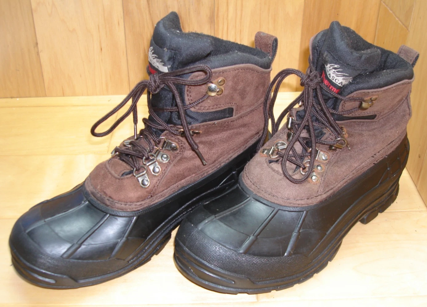 Men’s 9 D ITASCA Windsor Brown Leather Hiking Work Boots Lace Up Trail Outdoor
