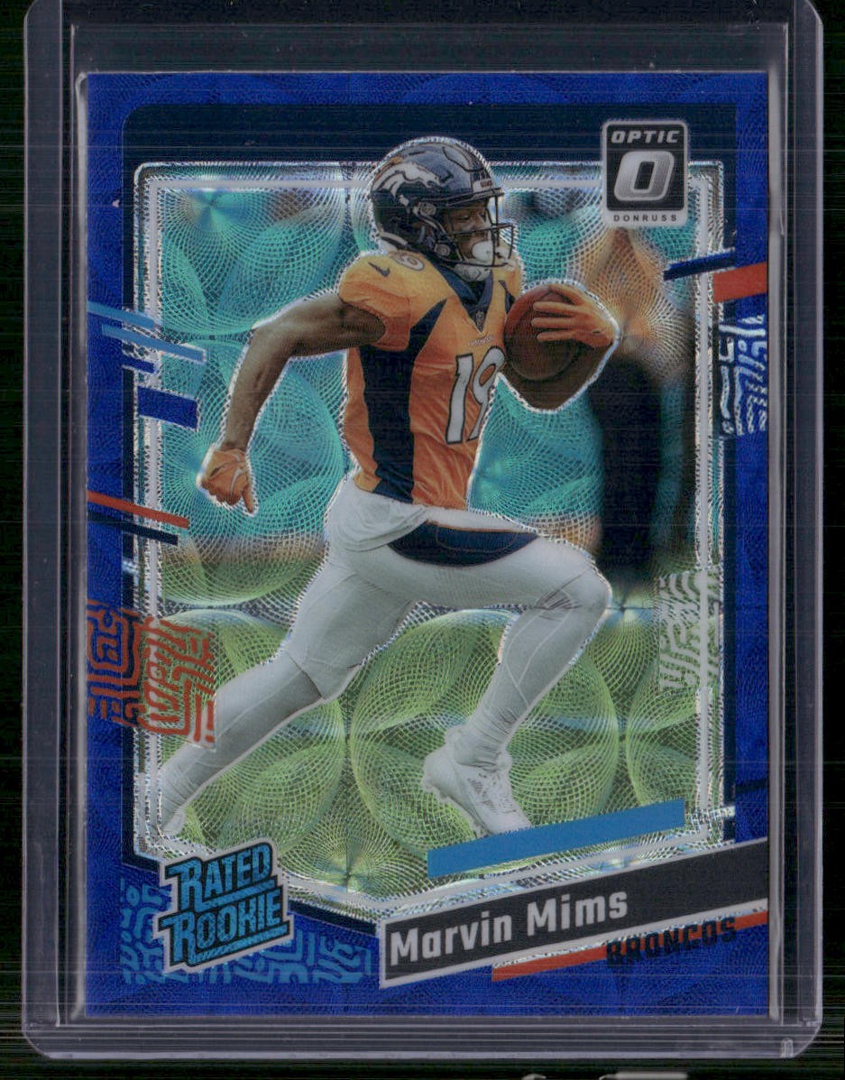 2023 Donruss Optic #231 Marvin Mims Blue Scope