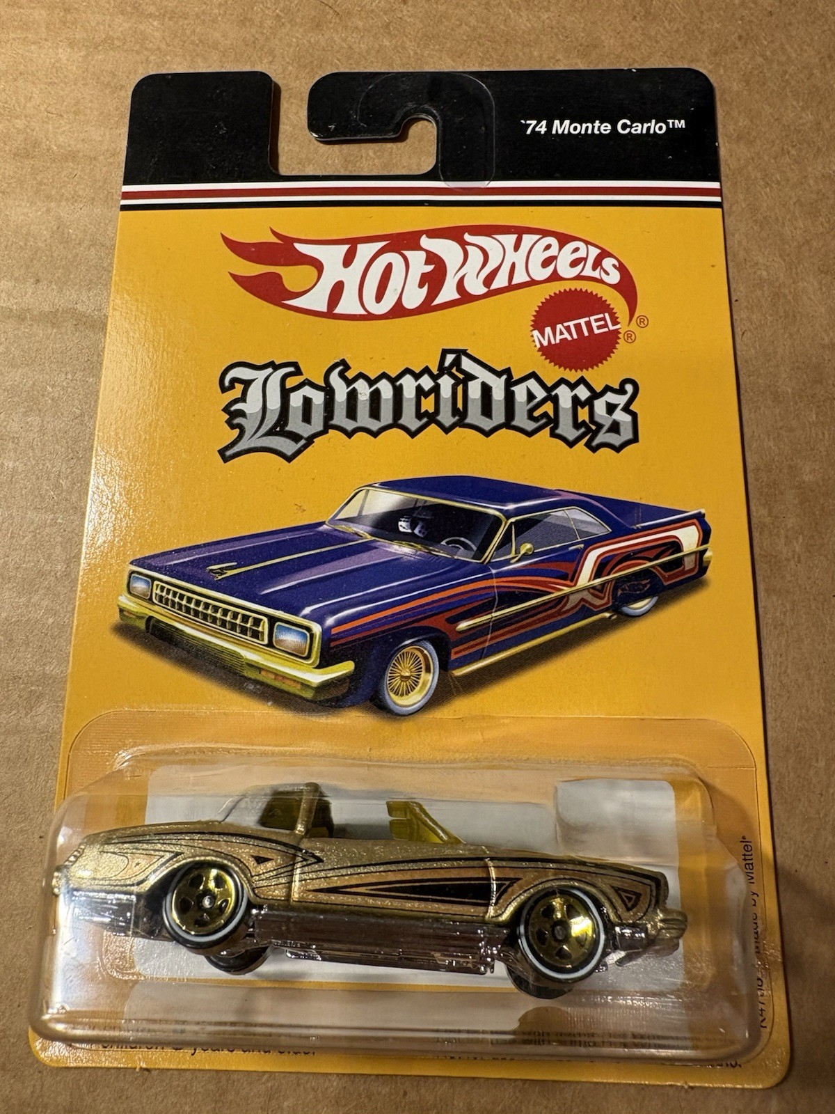hot wheels Lowriders 74 Monte Carlo 2006 Rare Unopened Muscle Car