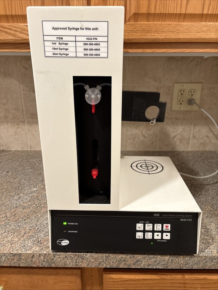 Hach Hiac 9703 Ultra Particle Counter System- No Sensor | eBay
