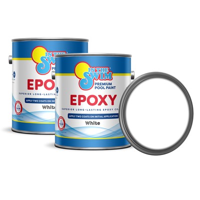In The Swim 1 Gallon Super Poxy Shield - Epoxy-Base, High Gloss, Swimming Pool