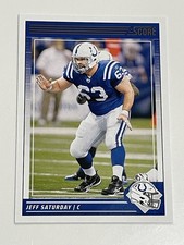 2024 Score Football #125 - Jeff Saturday - Indianapolis Colts
