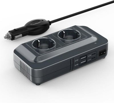 Main Power Inverter 75W 200W 300W 2 Sockets