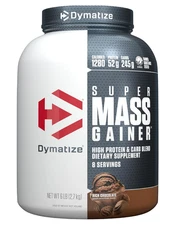 Super Mass Gainer Protein Powder, 1280 Calories & 52G Protein, Gain Strength & S