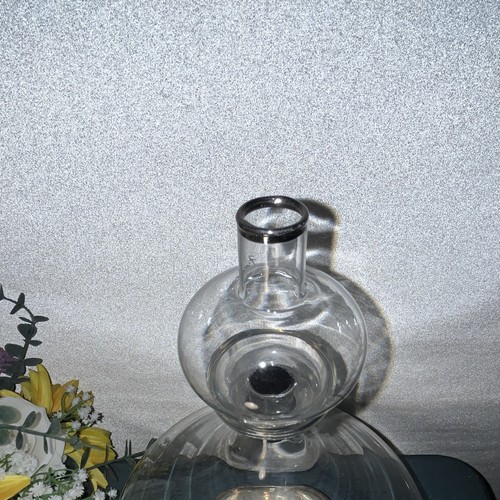 Clear Glass Decanter w/ Lid/Stopper, 2-Piece Set, Contemporary Style - Picture 10 of 14