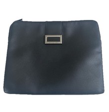 Bvlgari Bulgari Cosmetic Makeup Bag Clutch Travel Case Pouch, Large 11x9  NWOT