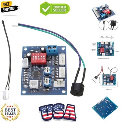 DC 12V 5A PWM PC CPU Fan Temperature Control Speed Controller Board Speed Con...