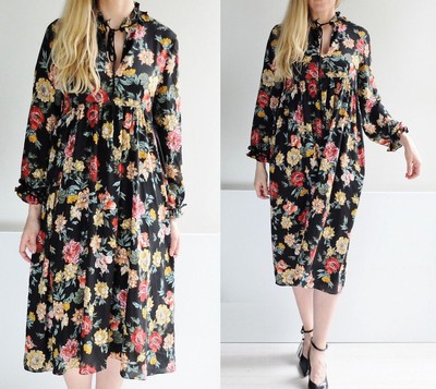 flowing midi dress
