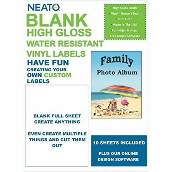 neato printable vinyl