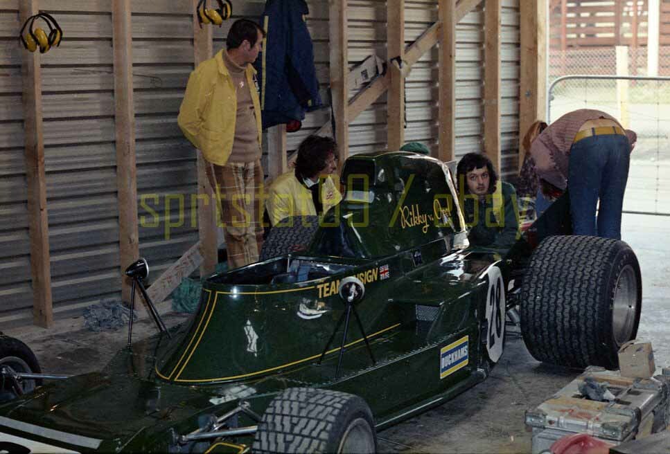 Rikky von Opel #28 Ensign - 1973 Canada Grand Prix Mosport - Vtg