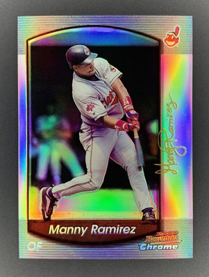 2000 Bowman Chrome  Refractor  Manny Ramirez SP!! (card #90) *VERY TOUGH FIND!!