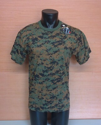 Rothco Woodland MARPAT Digital Camouflage Short Sleeve T-Shirt Adult Size Medium