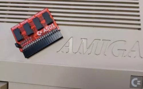 Amiga 500/500+ 512kB/0.5MB RAM expansion - espansione memoria Amiga SMD compatta