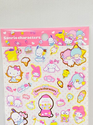 Sanrio Characters Sticker Sheet (Fancy Mix) My Melody Hello Kitty