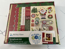 My Momenta Easy 1 2 3 Holiday Cheer Scrapbook Kit 300 PC Includes 6 x 6" Book