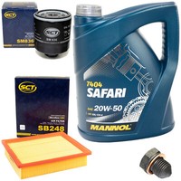 MotoröL Filter Set 20W50 5 Liter + ÖLablassschraube FüR VW Golf III Vento 1H