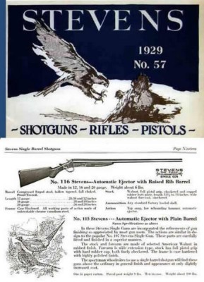 猟銃カタログ７部セット Stevens 1929 Rifle, Shot Gun, Pistol #57 Catalog | eBay