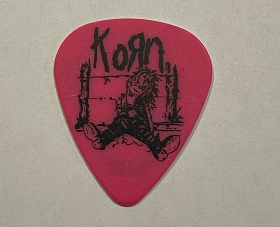 KORN BRIAN HEAD WELCH GUITAR PICK 2017 Suffering Tour Concert