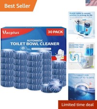 30-Pack Toilet Cleaner Tablets - Effective, Easy, Fragrance-Free, Lasts 15 Days